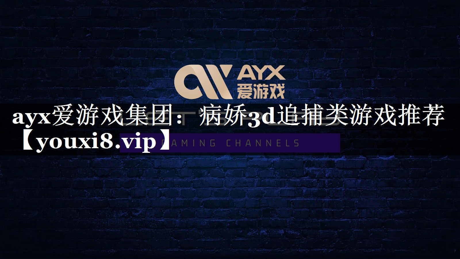 ayx爱游戏集团：病娇3d追捕类游戏推荐